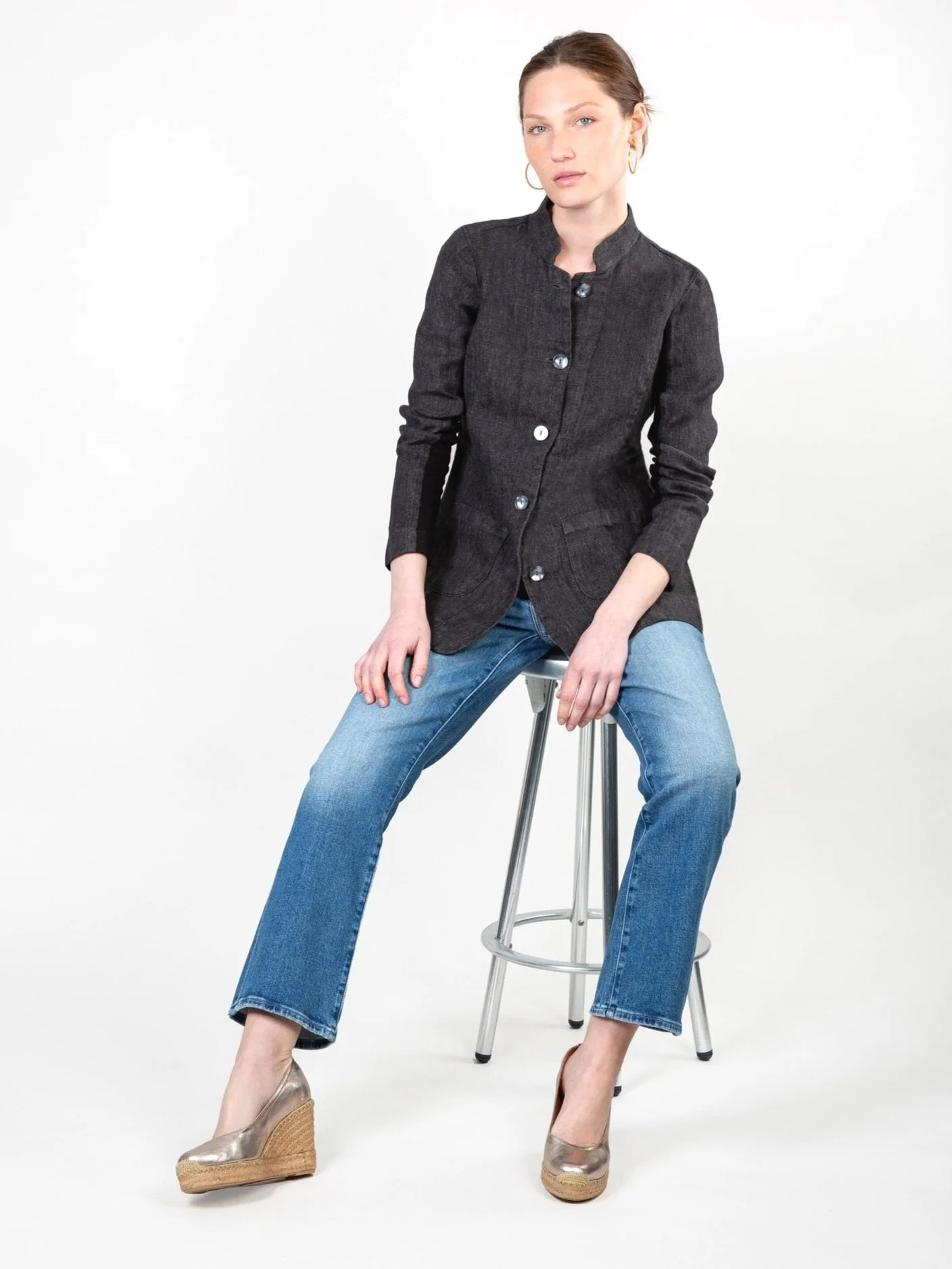 Linen Denim Jacket fourTWELVE